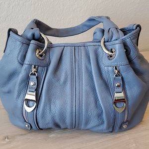 EUC B Makowsky Grey Leather Purse